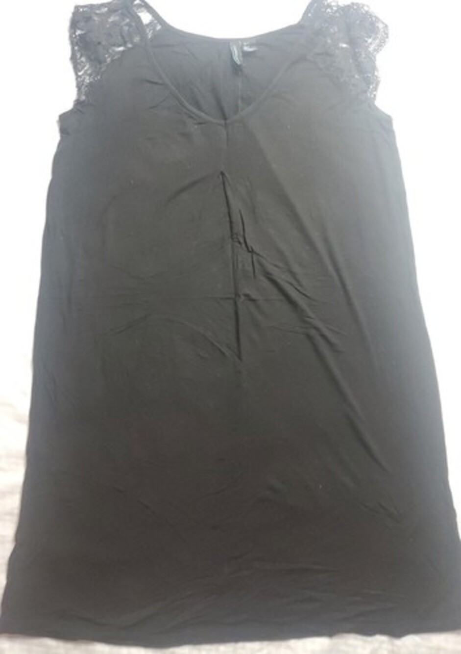 CYNTHIA ROWLEY WOMEN'S BLACK nightgown SLEEVLESS TOP SIZE small